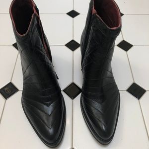 Jo Ghost Women's Leather Ankle Bootie 6 M US